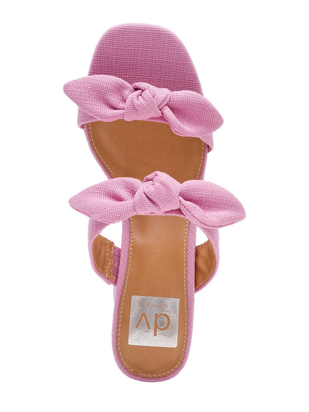 NEW WITHOUT BOX  DV DOLCE VITA HOPE BOW SANDALS- PINK- SIZE 7 - Picture 3 of 4